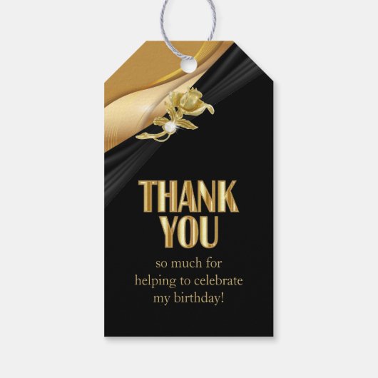 50誕生日 – ありがとう ギフトタグ (裏面)