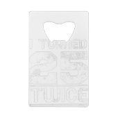 50誕生日 おもしろい クレジットカード栓抜き (裏面)