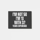 50誕生日 おもしろい ポストイット (正面)