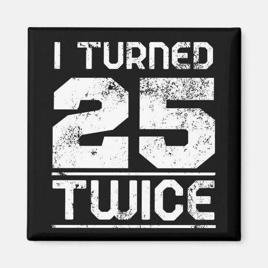 50誕生日 おもしろい マグネット (正面)