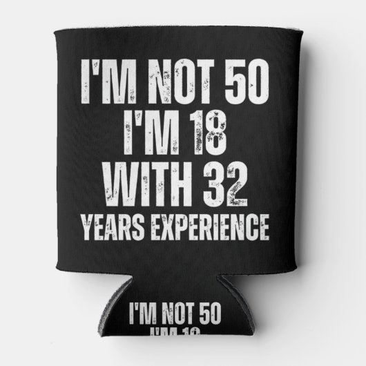 50誕生日 おもしろい 缶クーラー (正面)