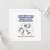 50誕生日 カード (正面/裏面インサイチュ)