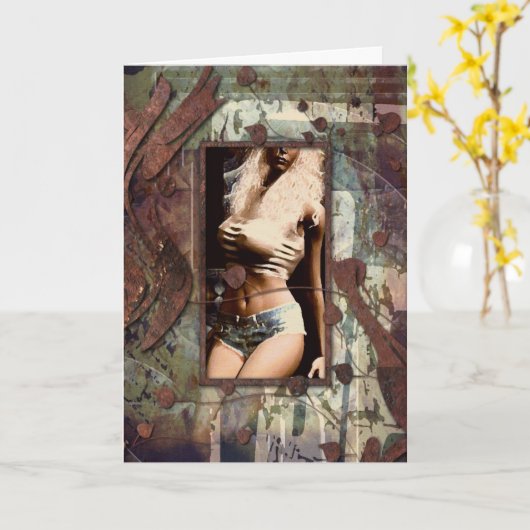 50誕生日 カード (黄色い花)