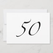 50誕生日 カード (正面)