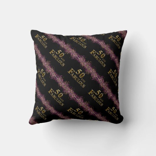 50誕生日 クッション (裏面)