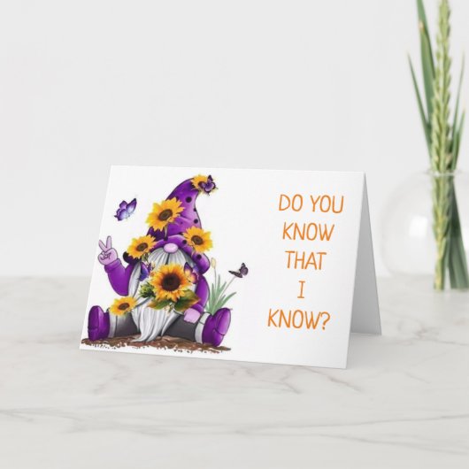 ***50誕生日***コミカル格言カード カード (正面)