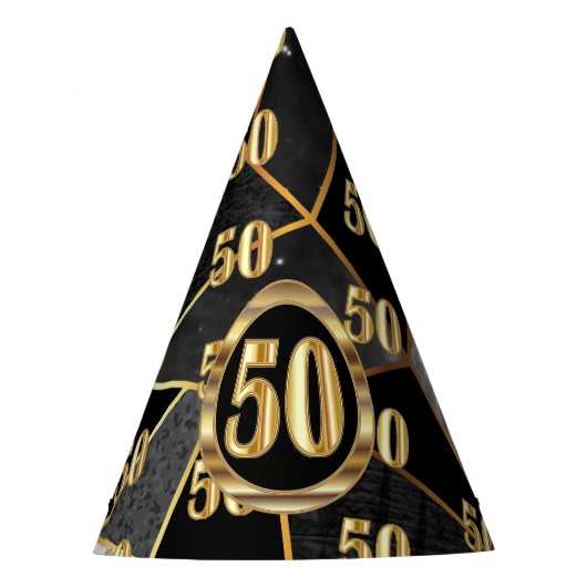 50誕生日 パーティーハット (正面)