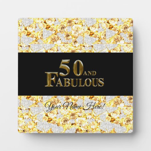 50誕生日 フォトプラーク (正面)