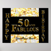 50誕生日 ポスター (正面)