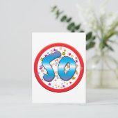 50誕生日 ポストカード (スタンド正面)