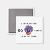 50誕生日 マグネット (正面/裏面)