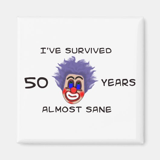 50誕生日 マグネット (正面)