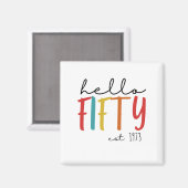 50誕生日 マグネット (正面/裏面)