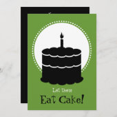 50誕生日-マルガリータvsケーキ 招待状 (正面/裏面)