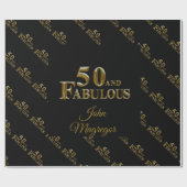 50誕生日 ラッピングペーパー (フラット)