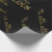 50誕生日 ラッピングペーパー (角)