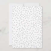 50誕生日-応援から50年シルバーホワイト 招待状 (裏面)