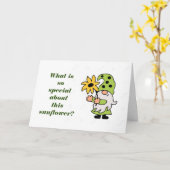 ***50誕生日***格言ひまわり カード (黄色い花)