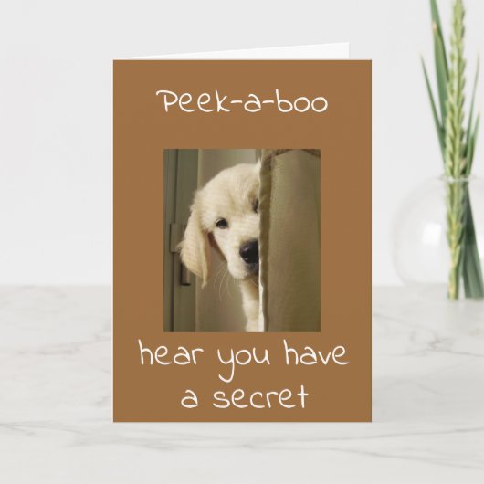 *50誕生日*犬は間違いなく冗談だ カード (正面)