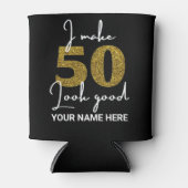 50誕生日 缶クーラー (正面)