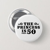 50誕生日 缶バッジ (正面&裏面)