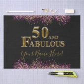 50誕生日 薄葉紙 (クラフト)