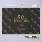 50誕生日 薄葉紙 (クラフト)