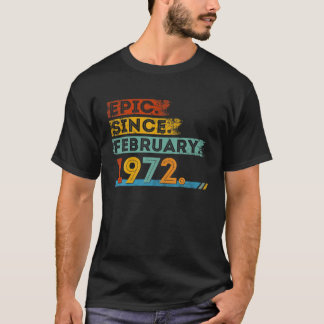 50誕生日、2月から50歳の叙事詩 Tシャツ