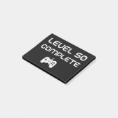 50誕生日/50周年記念レベル50完了 ポストイット (アングル)