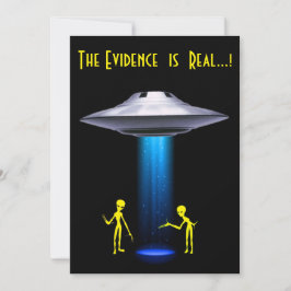 50誕生日👽 UFOエイリアン奪取パーティー 招待状