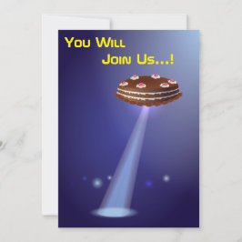 50誕生日👽 UFOエイリアン奪取 招待状