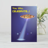 50誕生日👽 UFOエイリアン奪取 招待状 (スタンド正面)