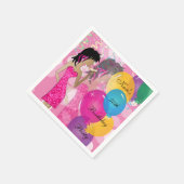 50誕生日Bashパーティー スタンダードカクテルナプキン (角)