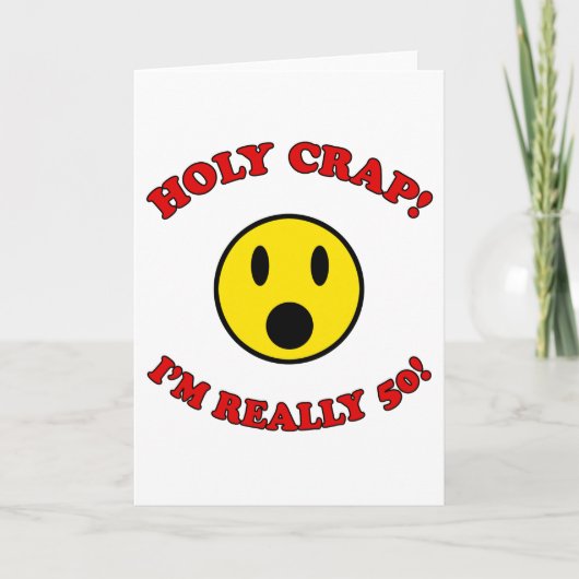 50誕生日Gagギフト カード (正面)