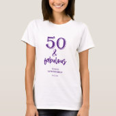 50誕生日Tシャツ Tシャツ (正面)
