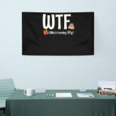 50誕生日WTF、50歳に 横断幕 (トレードショー)