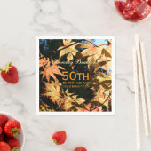 50誕生祝い秋カスタムP.ナプキン スタンダードカクテルナプキン (インサイチュ)