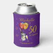 50誕生祝い紫 缶クーラー (缶裏面)