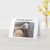 50誕生、お尻なし、お前は丘を越えたぞ カード (黄色い花)