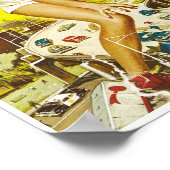 50足エイリアン女子ヴィンテージSF ポスター (角)