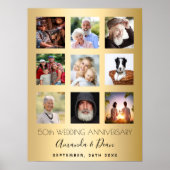 50金ゴールド結婚記念写真集 ポスター (正面)