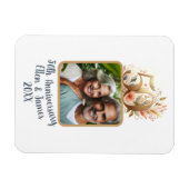 50金ゴールド結婚記念写真集 マグネット (横)