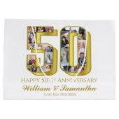 50金ゴールド結婚記念写真集 ラージペーパーバッグ (裏面)