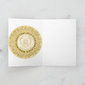 50金ゴールド結婚記念日金ゴールド カード (内部)