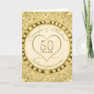 50金ゴールド結婚記念日金ゴールド カード