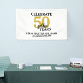 50金祝年50周年結婚記念 横断幕 (トレードショー)