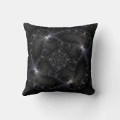 50階調のグレー – Fractal Art クッション (裏面)