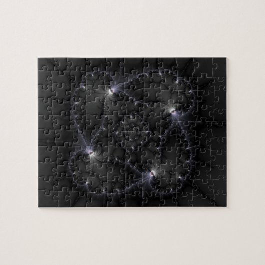 50階調のグレー – Fractal Art ジグソーパズル (横)