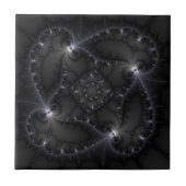 50階調のグレー – Fractal Art タイル (正面)