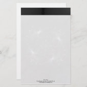 50階調のグレー – Fractal Art 便箋 (正面/裏面)